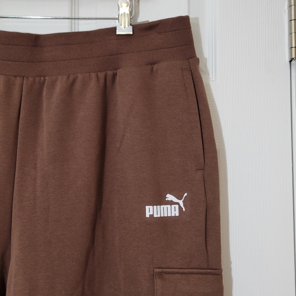 NWT PUMA Warm Brown Mid Rise Straight Active Cargo Pant Size XXL - Picture 3 of 8